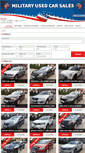 Mobile Screenshot of militaryusedcarsales.com